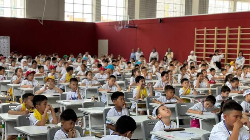 Новый рекорд страны установили участники Национальной олимпиады по ментальной арифметике в Астане