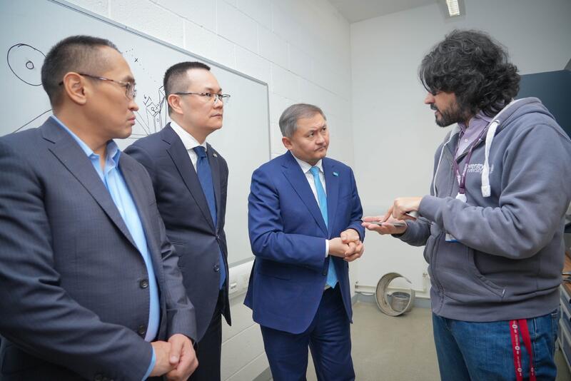 Министр науки и высшего образования РК Саясат Нурбек посетил Coventry University