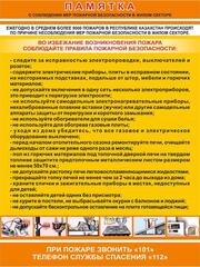 МЧС напоминает: правила поведения при пожаре в помещении