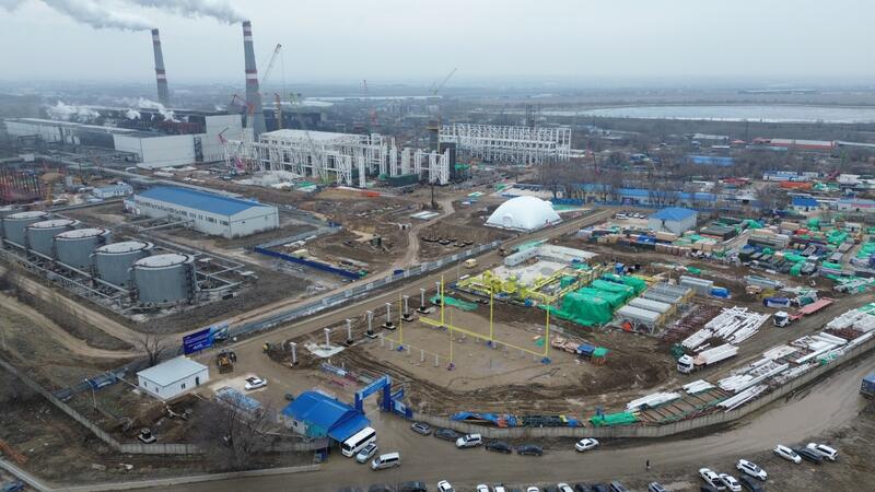 Перевод Алматы на газ: идет установка газовых турбин и генераторов