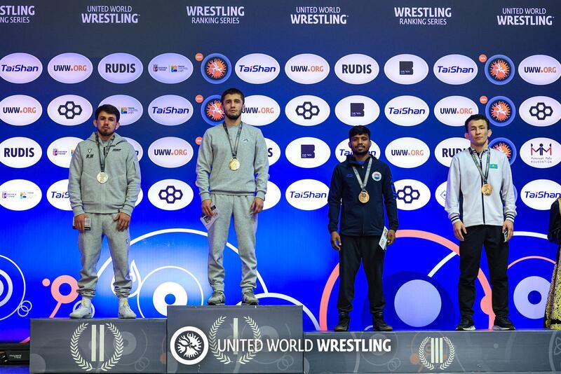 Столичный борец Марлан Мукашев стал бронзовым призером международного турнира