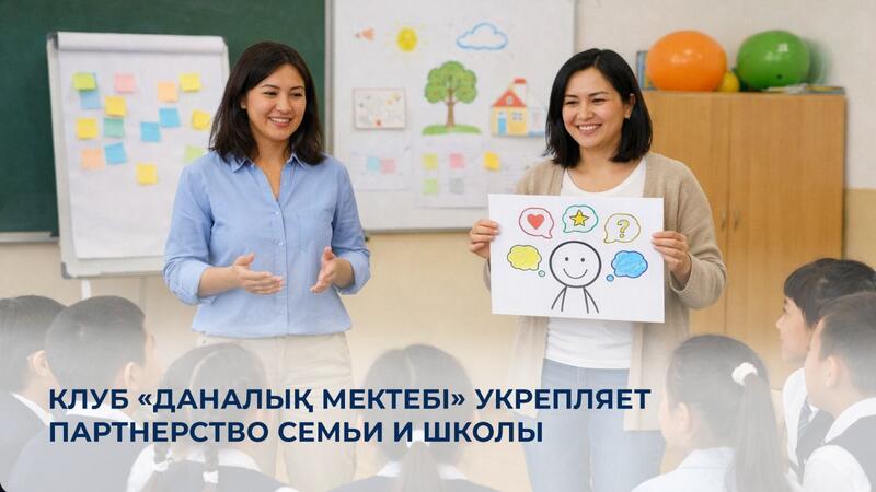 Клуб «Даналық мектебі» укрепляет партнерство семьи и школы