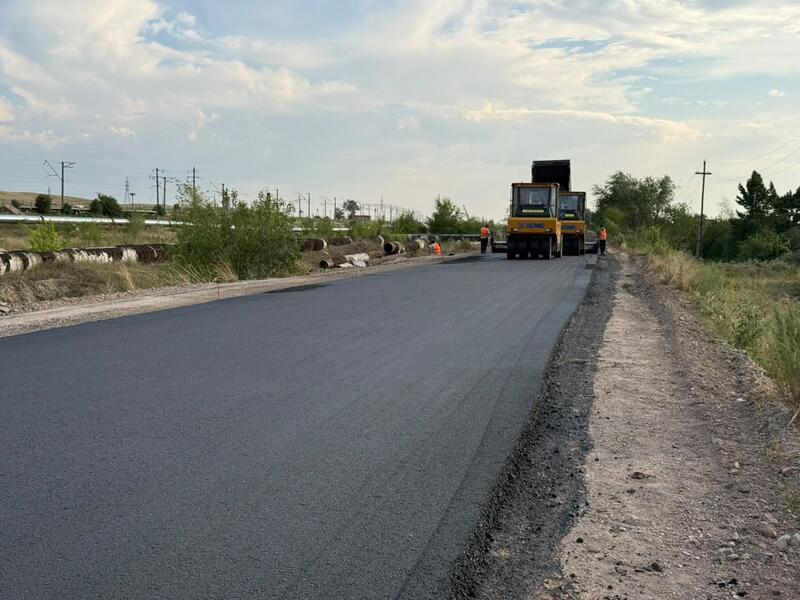 В Степногорске продолжается ремонт дорог