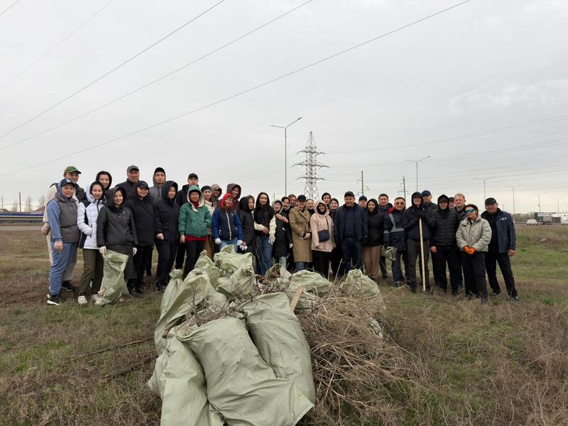 Таза Қазақстан: около 40 тысяч актюбинцев приняли участие в субботниках