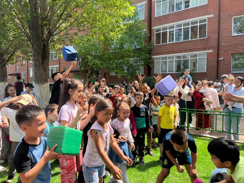 Более 40 дворов открыли в Астане в день защиты детей