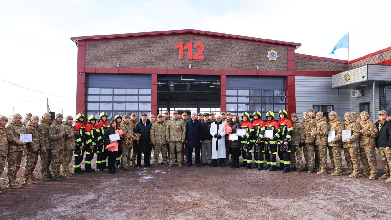 Для оперативного реагирования: в Шетском районе открыли современную пожарную часть