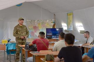 Около 700 военнообязанных из Карагандинской области и области Улытау проходят обучение на полигоне «Сары-Шаган»