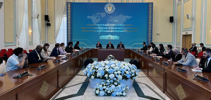 О визите стипендиатов ООН в области разоружения в Казахстан
