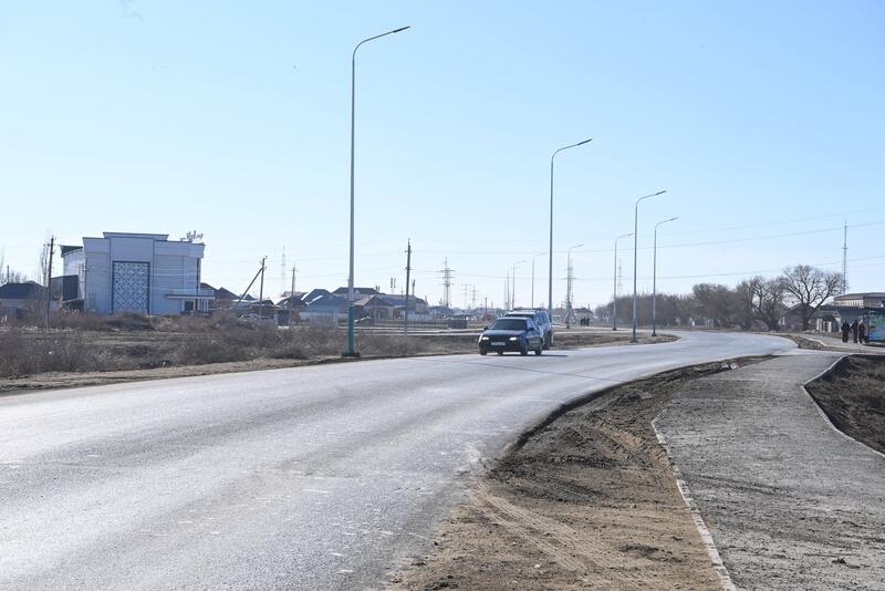 Глава региона ознакомился с ходом реконструкции канала «Кызылжарма» и улицы Сагымбаева