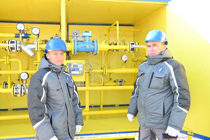 Село Дур Онгар Кармакшинского района подключено к газу