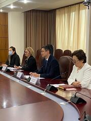 В МИНЗДРАВЕ СОСТОЯЛАСЬ ВСТРЕЧА С ПОСЛОМ ВЕЛИКОБРИТАНИИ В КАЗАХСТАНЕ КЭТРИН ЛИЧ