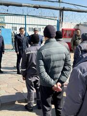 Артур Ластаев посетил исправительное учреждение №57 в Алматинской области