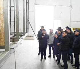 В МАЛОМ ИНДУСТРИАЛЬНОМ ПАРКЕ ТУРКЕСТАНСКОЙ ОБЛАСТИ НАЛАЖЕНО ПРОИЗВОДСТВО КАПСУЛЬНЫХ ДОМОВ И СЭНДВИЧ-ПАНЕЛЕЙ