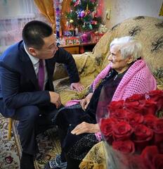 100-летний юбилей отметила ветеран Великой Отечественной войны Мария Матюшина