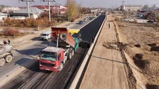 В ТУРКЕСТАНЕ В ЭТОМ ГОДУ ВЕДЕТСЯ СРЕДНИЙ РЕМОНТ 138,5 КМ ДОРОГ