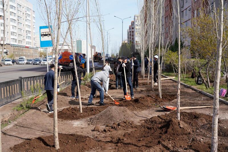 Столичные ТРЦ присоединились к озеленению города в рамках акции «Таза Қазақстан»