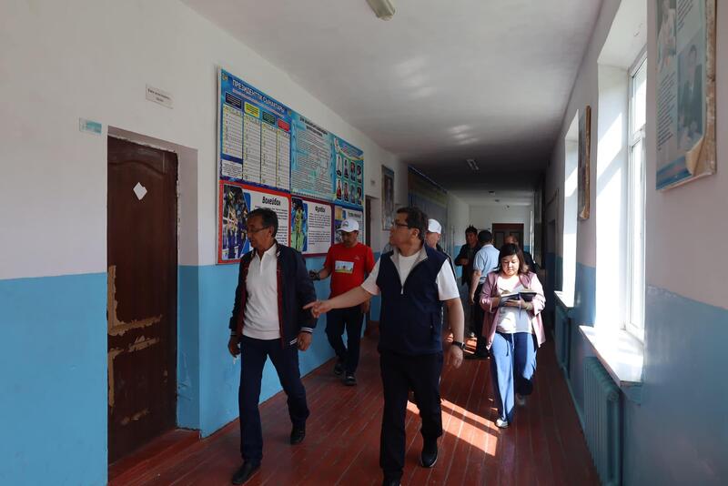 ТУРКЕСТАН: В ТОЛЕБИ РЕМОНТИРУЮТ СОЦИАЛЬНЫЕ ОБЪЕКТЫ