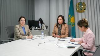 Вице-министр юстиции РК Ботагоз Жакселекова провела личный прием в Центре приема граждан