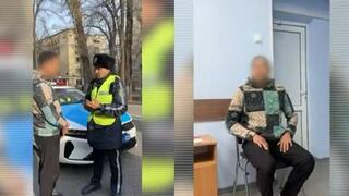 Водитель в состоянии наркотического опьянения задержан в Алматы