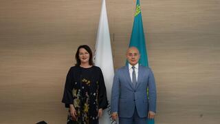 Заместитель министра иностранных дел принял Посла Словении в связи с завершением дипломатической миссии