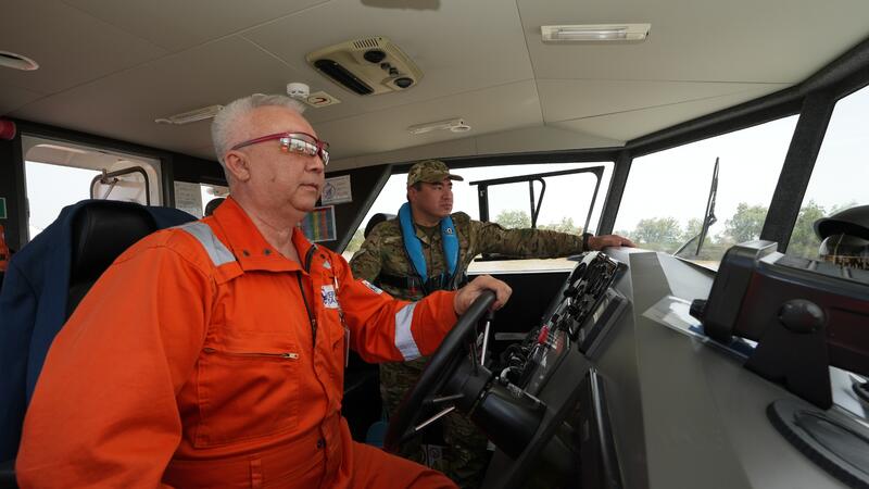 В казахстанском секторе Каспийского моря укрепляют аварийно-спасательную инфраструктуру