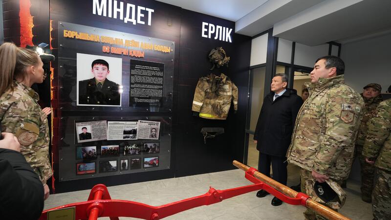 Глава МЧС открыл новую пожарную часть в Северо-Казахстанской области