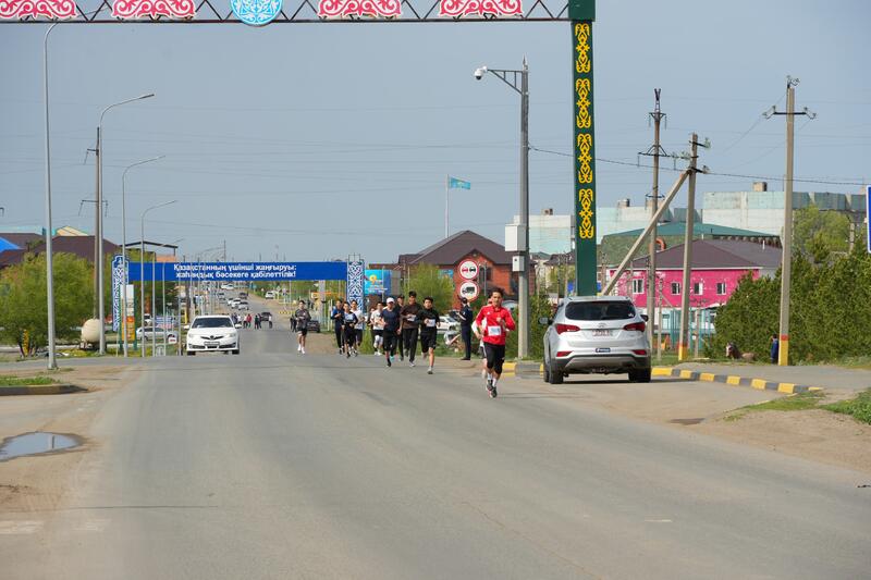В Актюбинской области прошел традиционный кросс, посвященный Дню защитника Отечества