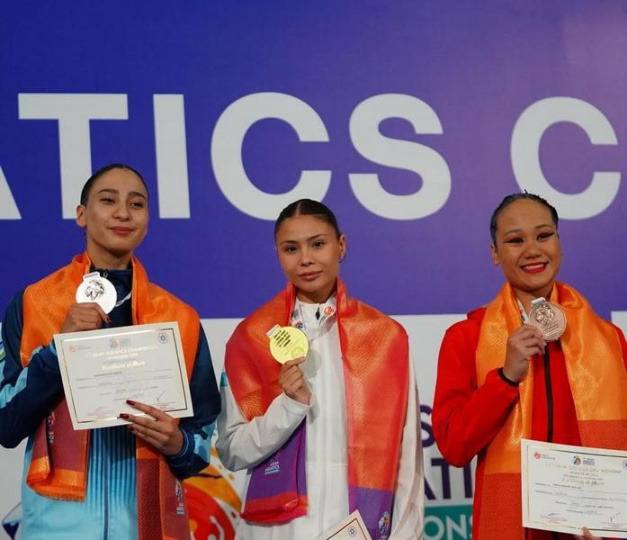 Карагандинские синхронисты произвели фурор на чемпионате Азии