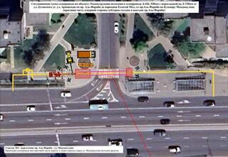 В Алматы на пересечении пр. аль-Фараби и ул. Мендыкулова модернизируют газопровод