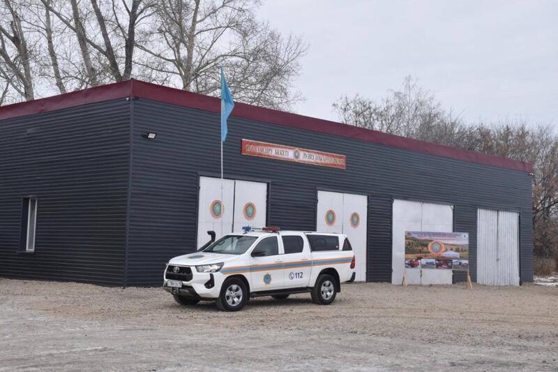 В селе Большая Малышка открылся новый пункт пожаротушения