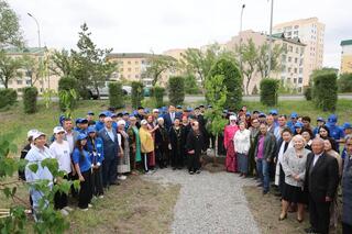 В области Жетісу в рамках 30-летия Ассамблеи народа Казахстана и Дня единства открыли Аллею дружбы