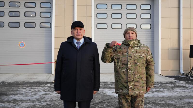 Глава МЧС открыл новую пожарную часть в Северо-Казахстанской области