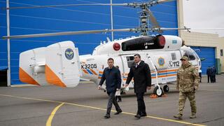 Глава МЧС провел смотр авиационной техники