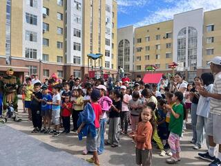 Новые дворы открыли в столичном районе Есиль ко Дню Конституции