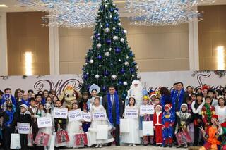 В ТУРКЕСТАНЕ ПРОШЛА ПРЕЗИДЕНТСКАЯ НОВОГОДНЯЯ ЕЛКА