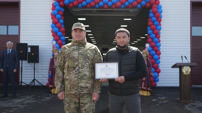 Впервые в истории независимости в посёлке Жайрем открыто универсальное спасательное подразделение