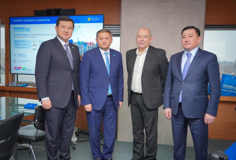 Министр науки и высшего образования РК Саясат Нурбек посетил Coventry University