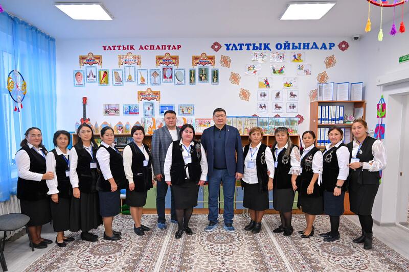 Аким области Абай Берик Уали посетил село Кызылкесик