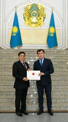 В МИД Казахстана новый Посол Индии вручил копии верительных грамот