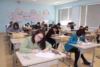 В области Абай прошла областная олимпиада для учителей математики и информатики