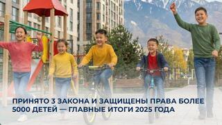 Принято 3 закона и защищены права более 5000 детей — главные итоги 2025 года
