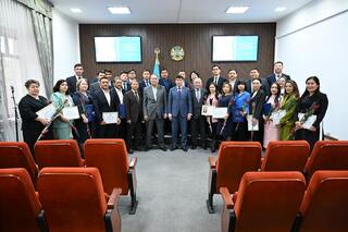 В Талдыкоргане наградили участников в организации общенационального референдума