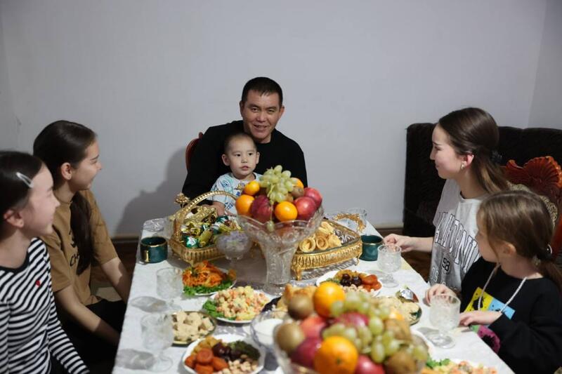 Отец восьмерых детей служит в Национальной гвардии МВД РК