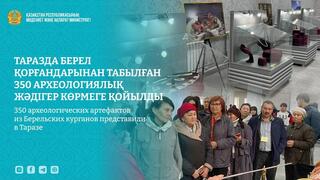 350 археологических артефактов из Берельских курганов представили в Таразе