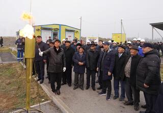 В ТУРКЕСТАНСКОЙ ОБЛАСТИ, В КЕЛЕССКОМ РАЙОНЕ, ЗАПУЩЕНА ГАЗОРАСПРЕДЕЛИТЕЛЬНАЯ СТАНЦИЯ «АБАЙ» С УВЕЛИЧЕННОЙ МОЩНОСТЬЮ