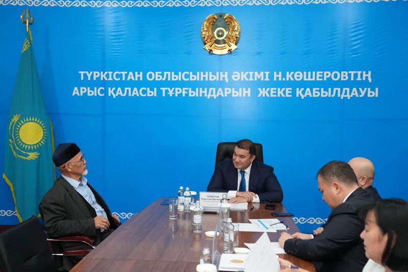 НУРАЛХАН КУШЕРОВ ВСТРЕТИЛСЯ С ЖИТЕЛЯМИ АРЫСИ