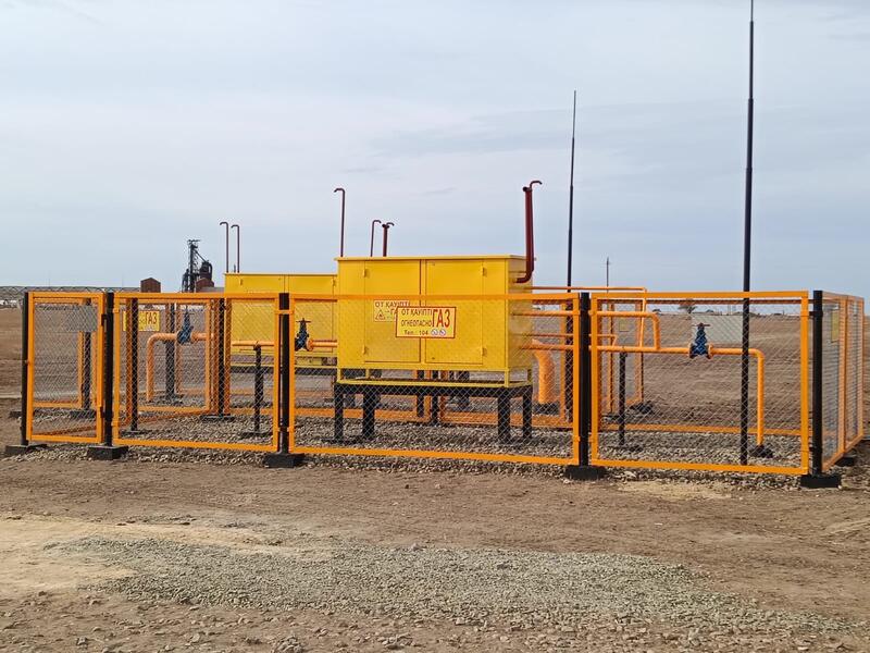 В Айтекебийском районе газифицировано два села