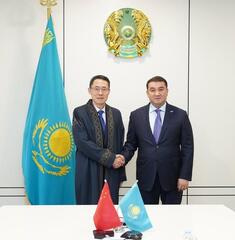 НУРАЛХАН КУШЕРОВ ВСТРЕТИЛСЯ С ПОСЛОМ КИТАЯ