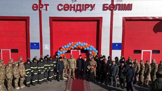 В селе Кеген открылось новое пожарное депо для защиты 34 населённых пунктов