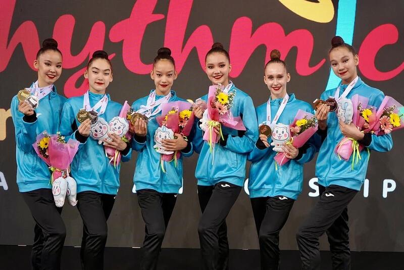 Столичные гимнастки завоевали 11 медалей на чемпионате Азии